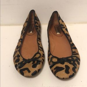 Halogen Leopard print flats. Size 8